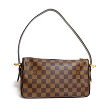 ルイヴィトン ラヴェッロGM ダミエ ショルダーバッグ ダミエキャンバス N60006 ブラウン レディース LOUIS VUITTON 中古_画像3