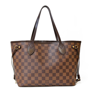 ルイヴィトン ネヴァーフルPM ダミエ ショルダーバッグ ダミエキャンバス N51105 ブラウン レディース LOUIS VUITTON 中古 美品