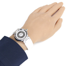ルイヴィトン タンブール 腕時計 時計 ステンレススチール Q111U クオーツ メンズ 1年保証 LOUIS VUITTON 中古_画像2
