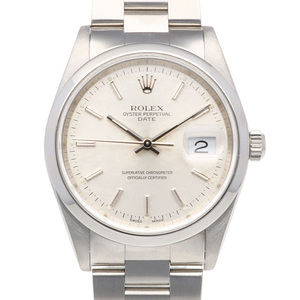 Rolex Date Oyster Oyster Petual Watch Nearnable Steel 15200 Автоматическая обмотка 1 -летняя гарантия Rolex использовал