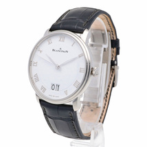 ブランパン ヴィルレ グランドデイト 腕時計 時計 ステンレススチール 6669-1127 自動巻き メンズ 1年保証 Blancpain 中古_画像3