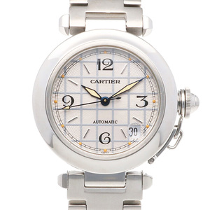 カルティエ パシャC 腕時計 時計 ステンレススチール 2324 自動巻き ユニセックス 1年保証 CARTIER 中古