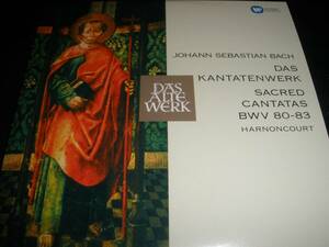アーノンクール J.S.バッハ カンタータ 80番 81番 82 神 砦 テルツ少年合唱団 ウィーン・コンツェントゥス・ムジクス 紙ジャケ 未使用美品