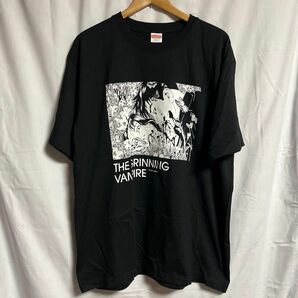 丸尾末広 Tシャツ黒「笑う吸血鬼」