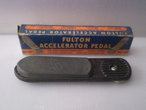 FULTON pedal NOS' dead stock. search (50s60s Chevrolet. Ford. Lowrider.bomBom free to line. Ame car. Vintage.