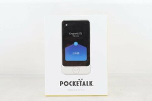 未開封 ポケトーク POCKETALK S Plus ホワイト PTSPGW グローバル通信(2年) H231222104