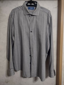 鎌倉シャツ　ヘリンボーンシャツ　XLサイズ