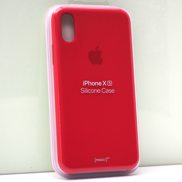 Apple iPhone XS 5.8インチ用 アップル 純正 シリコンケース (PRODUCT)RED レッド 本物Apple純正ケース 未開封品 iPhoneXSシリコーンケース