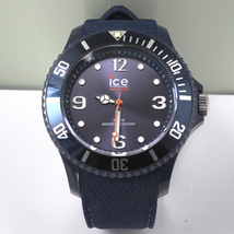 ice watch ICE Sixty nine 007 266 アイスウォッチ メンズ腕時計 ダークブルー ラージ メンズ アナログ 腕時計 日本製クォーツ 中古_画像1