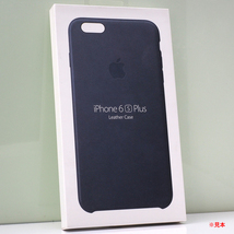Apple iPhone 6s Plus, iPhone 6 Plus 用 アップル 純正 レザーケース ミッドナイトブルー 本物 Apple純正品 未開封品 iPhone6sPlusケース_画像1