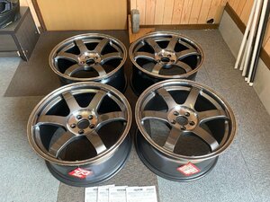 在庫あり【4本価格】 TE37SAGA SL 18×9.5J +45 5H-100 FACE-4 トヨタ86　TOYOTA86　ハチロク