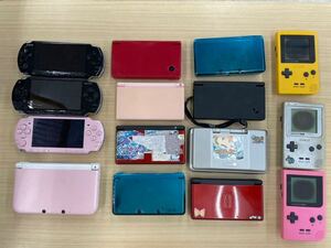 ジャンク ニンテンドー 任天堂 DS 3DS Lite 3DSLL DSi ゲームボーイ アドバンスSONY PSP など まとめ セット売り