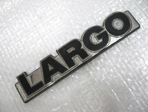 ★希少 ラルゴ LARGO 日産 ロゴ 取付型式不明 エンブレム 1点 旧車 中古_画像1