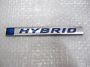 ★希少 ハイブリッド HYBRID 小エンブレム HONDA ヴェゼル? RU3? 14×117 取付車種&型式不明 ロゴ つや消し エンブレム 1点 旧車 中古2