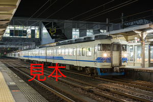 鉄道写真データ（JPEG）、00542350、413系（クハ412-1）、JR高岡駅、2016.01.02、（7360×4912）