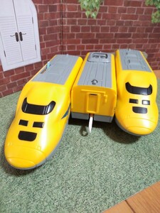 プラレール ドクターイエロー 車両基地セット 初期製品 2001年発売 即決 中古