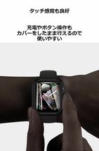 【SHOPS】Apple watch アップルウォッチ バンド 42mm ベルト＋カバー パープル コンパチブル 柔らかいシリコン素材のスポーツバンド 防水性_画像5