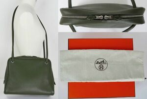 HERMES エルメス TANTAN タンタン トゴ GM □D刻印 レザー ショルダーバッグ b7640