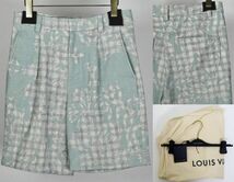 23AW LOUIS VUITTON ルイヴィトン 1ABJIY コットンブレンド モノグラム テーラード ショーツ 44 b7528_画像1