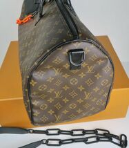 新品 ポップアップ購入 19ss LOUIS VUITTON ルイヴィトン ヴァージルアブロー virgil abloh チェーン モノグラム キーポル バッグ b0235_画像5