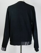 20AW LOUIS VUITTON ルイヴィトン フラワー スウェット M 黒 crewneck sweat b7394_画像9