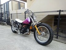 TW200(DG07J-008)☆書付 エンジン始動OK ロンスイ トリプル ローロング【検索：ヤマハ 車体 チョッパー ストリート TW225 2JL DG09J_画像2