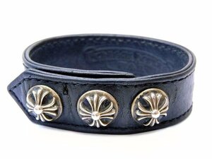  Chrome Hearts # 2354-304-9300-0900 Cross мяч 3 кнопка 2 зажим браслет CHROME HEARTS * 6A