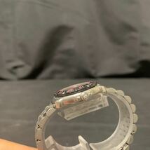TAG HEUER 377.508 プロフェッショナル 200m タグホイヤー クォーツ 黒文字盤 ピンク レディース 腕時計 _画像4
