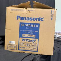 未使用品 Panasonic SR-SPA186 ブラック スチーム&可変圧力IH ジャー炊飯器 Wおどり炊き 1.5L 1升炊き パナソニック 炊飯器 _画像6