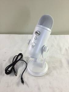 【663】Blue Microphones Yeti USBコンデンサーマイク [BM400W] ロジクール(Logicool) ホワイト 中古