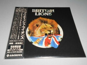 新品・紙ジャケ）ブリティッシュ・ライオンズ／BRITISH LIONS