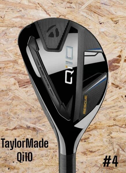 TaylorMade テーラーメイド Qi10 レスキュー UT #4 S 左打ち レフティ