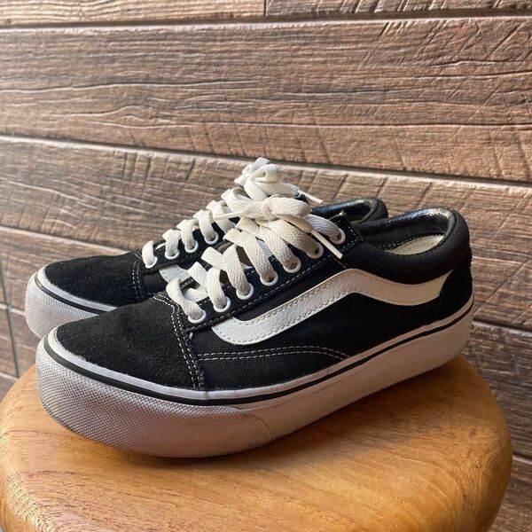 vans 厚底スニーカー　バンズ　ストリート　オールドスクール　24cm