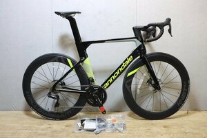 パワメ付!!■cannondale キャノンデール SYSTEMSIX Hi-MOD フルカーボン ULTEGRA R8070 Di2 2X11S サイズ56 2019年 未走行車