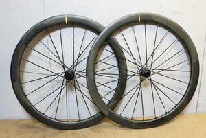 ○MAVIC マビック COSMIC SLR45 DISC シマノフリー 11s対応 クリンチャー チューブレス カーボンホイールセット 美品