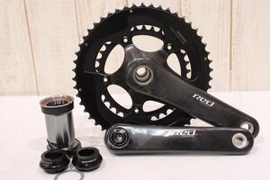 ★SRAM スラム RED 165mm 50/34T 2x11s カーボンクランクセット BCD:110mm BB付属