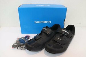 ▲SHIMANO シマノ SH-RP100-S L EU41サイズ25.8cm ROAD/MTB兼用 ビンディングシューズ 美品