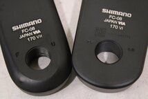 ★SHIMANO シマノ FC-08(FC-6800/R8000) ULTEGRA 170mm 50/34T 2x11s クランクセット BCD:110mm 未使用品_画像9