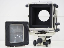 [良品] TOYO-VIEW（トヨビュー）大判 カメラ 4×5 カットホルダー3枚、レンズボード、付属品多数 (52668)_画像3