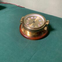 中古　WEMPE CORUM アドミラルズカップ 船舶時計 掛け時計 置き時計 ドイツ製 ジャンクで出品_画像6