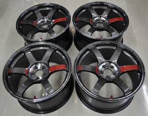 ☆即決☆レイズ TE37 SAGA SL １８×９.５J ５/１００ ４本セット!!