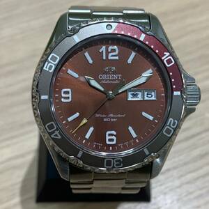 【N-17338】1円スタート ORIENT マコ RN-AA0820R 200本限定モデル 2023年秋冬モデル 使用頻度小 腕回り約17cm 039/200 稼働品