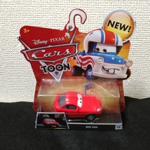 希少新品未使用 MATTEL マテル社 Disney ディズニー カーズ トゥーン cars toon BIG FAN ビッグファン _画像1