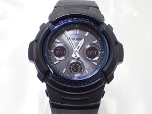 1205[T]状態良♪CASIOカシオ/G-SHOCK/メンズ腕時計/AWG-M100A/電波ソーラー/マルチバンド６/アナデジ