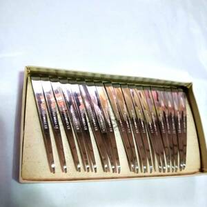  unused storage goods made in Japan made of stainless steel pine tweezers tweezers .. pulling out total length approximately 75.. width approximately 1.19 pcs set 