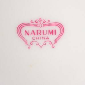 [R330]NARUMI/ナルミ カップ&ソーサー 5客 縁金 ブルー 花柄の画像9