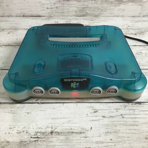 8 106 Nintendo64 本体 スケルトンブルー 動作確認済み 任天堂 SONY SEGA BANDAI SQUARE KONAMI SFC PSP Switch DS MEGA GB Wii 1000-