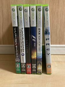 XBOX360 ソフト６本　中古品