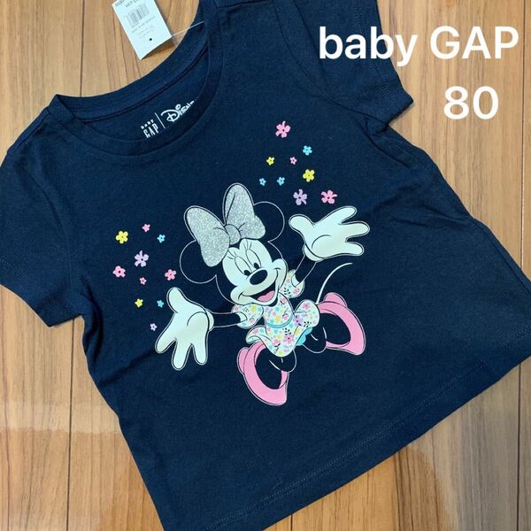 【新品】baby GAP ベビー ギャップ Disney ディズニー ミニー 半袖 Tシャツ ミニーちゃん 80cm 女の子