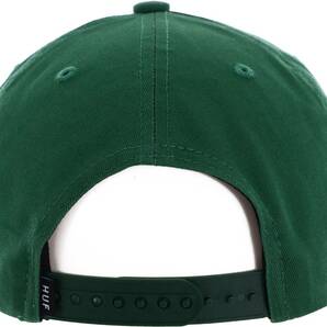 HUF Ess. Unstructured Triple Triangle Snapback Hat Cap Forest Green キャップ の画像3